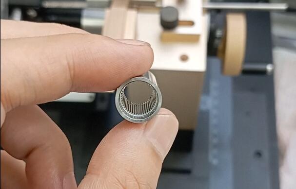 磨粒流用于微型减速电机内齿圈抛光！