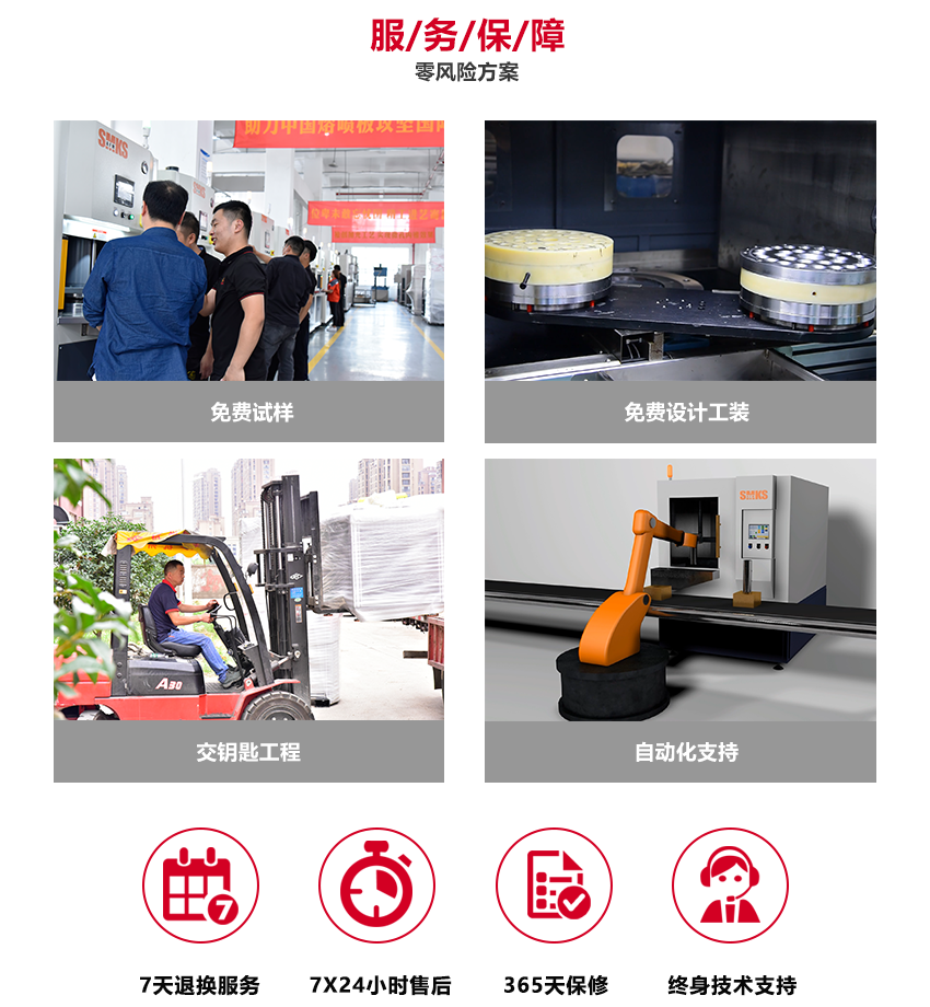 轻松完成镜面抛光：斯曼克磨粒流抛光设备，可让工件抛光面粗糙度在原有基础上，提升3个等级或以上。 去毛刺彻底、均匀：斯曼克磨粒流<a href='' target='_blank'><u>去毛刺机</u></a>，通过软性磨料物理研磨，切削力大，去毛刺效果彻底，均匀。 公差影响只有1-2um：斯曼克磨粒流设备，具有极高的精密性，光整作业后，对工件公差影响只有1-2um。